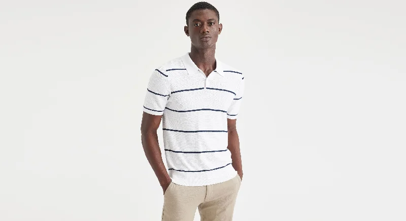 Men's breathable cotton blend polo shirts for summer outingsSweater Polo, Regular Fit Men's breathable cotton blend polo shirts for summer outingsSweater Polo, Regular Fit