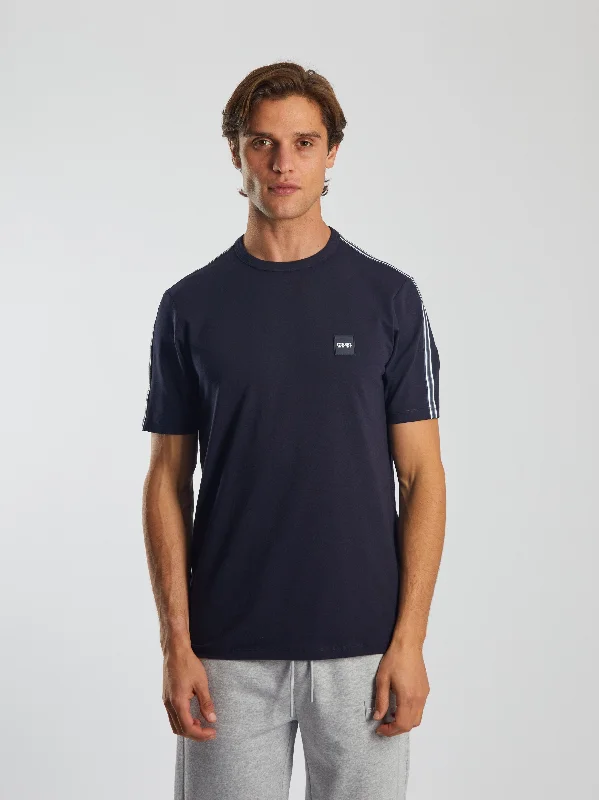 Men's antimicrobial t - shirts for odor - free freshness during travelBarry Tee Astro Navy Men's antimicrobial t - shirts for odor - free freshness during travelBarry Tee Astro Navy