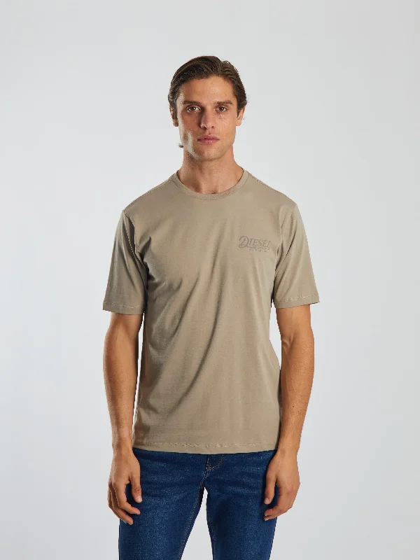 Men's printed Hawaiian t - shirts for tropical vacationsSoren Tee Stone Biscuit