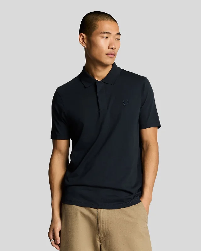 Men's two - tone stripe polo shirts with a preppy styleTonal Eagle Superfine Cotton Polo Shirt