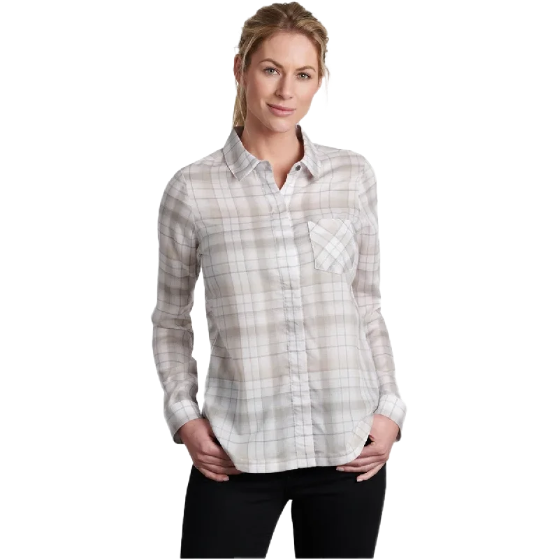 Men's long sleeve polo shirts with a contrast placket for added styleWomen's Hadley Long Sleeve