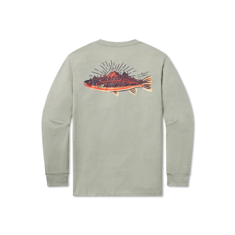 Men's long sleeve turtleneck sweaters in cashmere for a luxurious feelYouth FieldTec™ Heathered Performance Tee - Speckled Sunset - Long Sleeve Men's long sleeve turtleneck sweaters in cashmere for a luxurious feelYouth FieldTec™ Heathered Performance Tee - Speckled Sunset - Long Sleeve