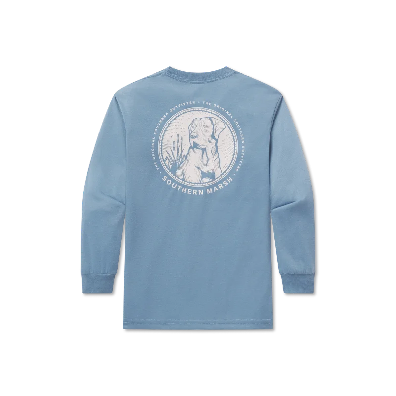 Men's button - front long sleeve Henley shirts with a casual charmYouth FieldTec™ Comfort Tee - Engraved Outfitter - Long Sleeve Men's button - front long sleeve Henley shirts with a casual charmYouth FieldTec™ Comfort Tee - Engraved Outfitter - Long Sleeve
