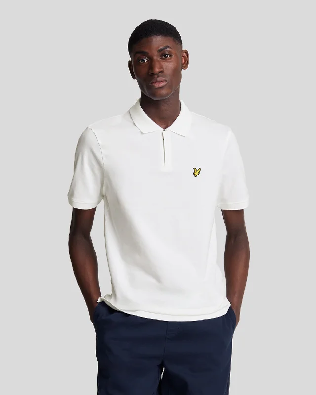 Men's formal - style silk blend polo shirts for special occasionsZip Polo Shirt