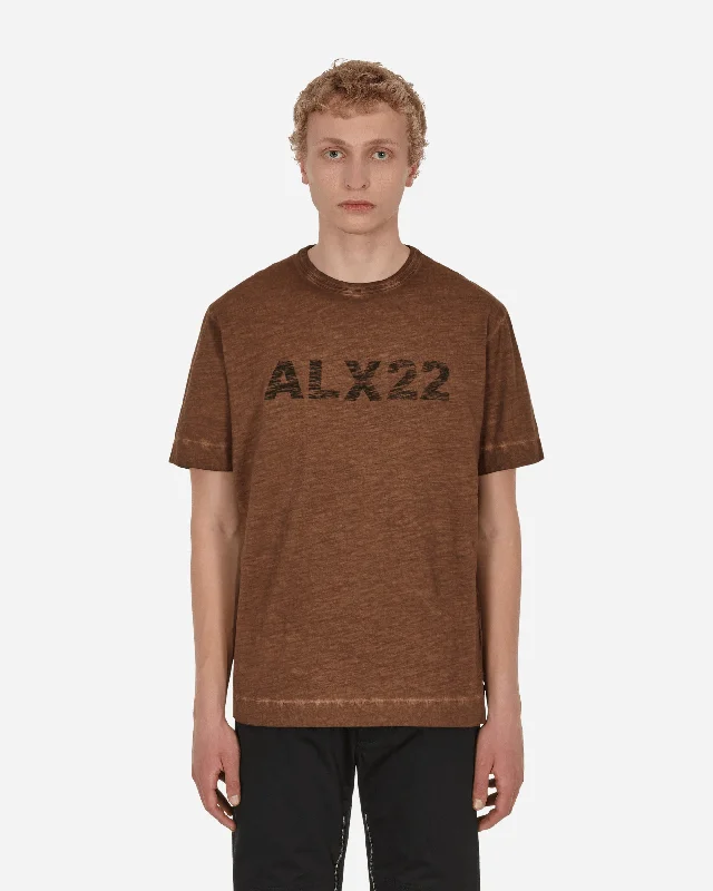 Men's eco - friendly recycled t - shirts for sustainable fashion choicesExclusive Logo T-Shirt Brown