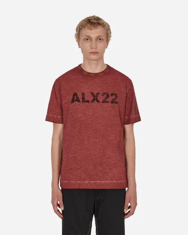 Men's distressed denim - look t - shirts with a rugged appealExclusive Logo T-Shirt Red