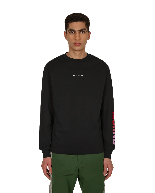 Men's eco - friendly recycled t - shirts for sustainable fashion choicesTechno Longsleeve T-Shirt Black Men's eco - friendly recycled t - shirts for sustainable fashion choicesTechno Longsleeve T-Shirt Black