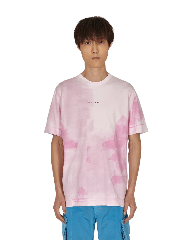 Men's tie - dye t - shirts with a bohemian styleTreated Nightmare T-Shirt Pink