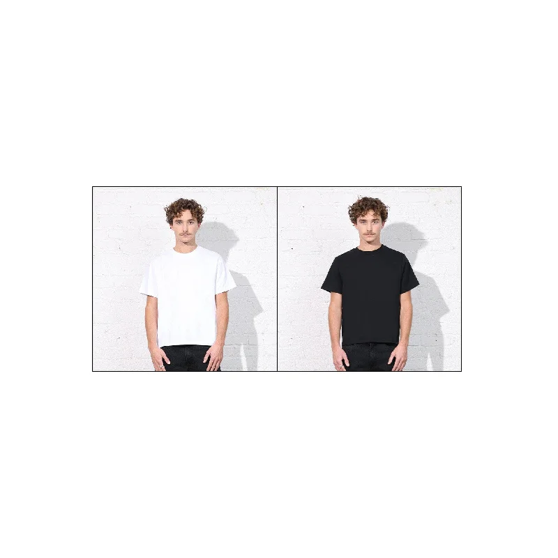 Men's slim - fit graphic t - shirts with vintage rock band prints2-Pack | The Silverlake Crop Tee II