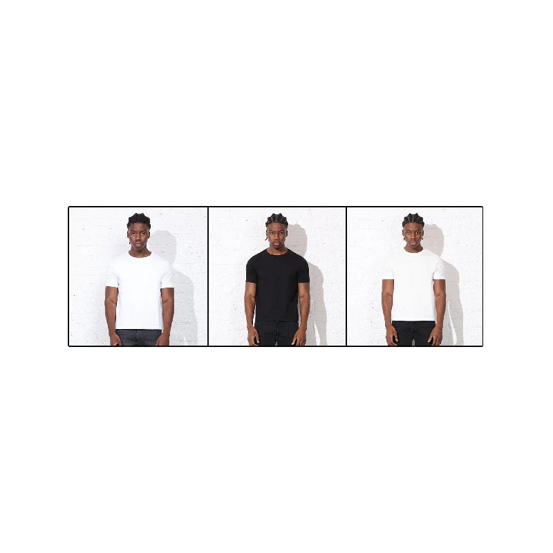 Men's long - sleeve henley t - shirts with button - down plackets3-Pack | Los Feliz Crop Muscle Tee II Men's long - sleeve henley t - shirts with button - down plackets3-Pack | Los Feliz Crop Muscle Tee II