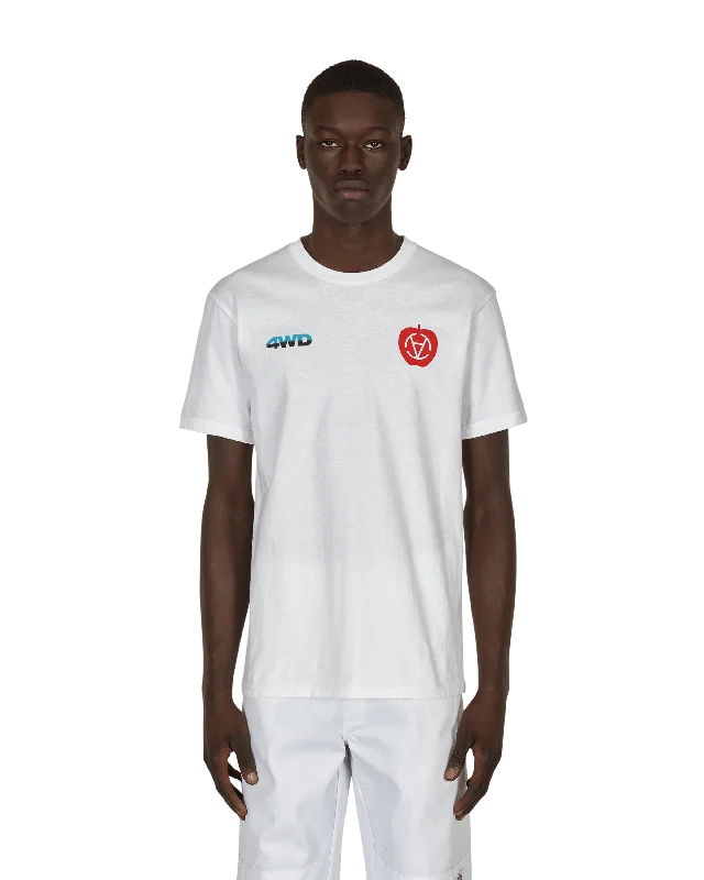 Men's polo t - shirts with a contrast collar for a preppy lookSlam Jam Ghost Writer T-Shirt White Men's polo t - shirts with a contrast collar for a preppy lookSlam Jam Ghost Writer T-Shirt White