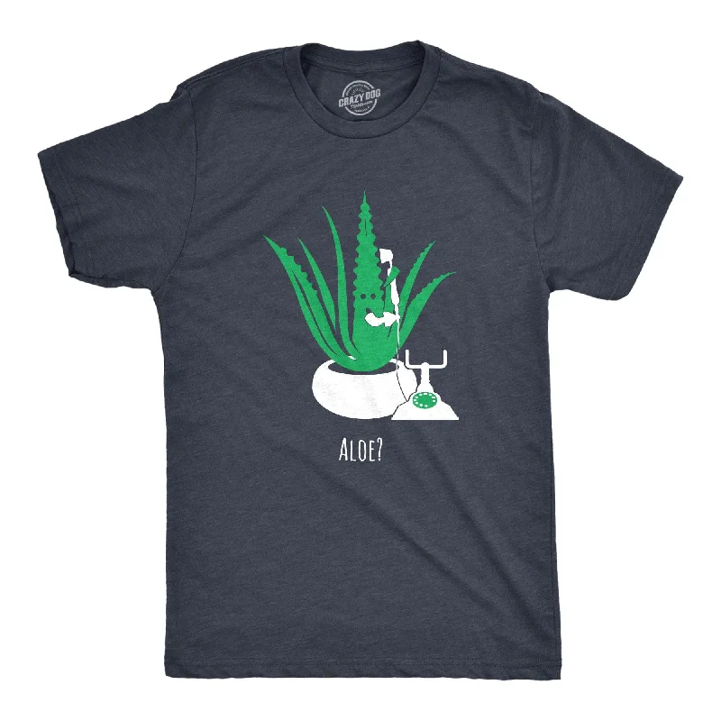 Men's antimicrobial t - shirts for odor - free freshness during travelAloe Phone Call Men's T Shirt