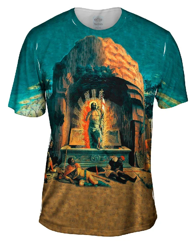 Men's moisture - wicking athletic t - shirts for intense workoutsAndrea Mantegna - "The Resurrection" (1459)