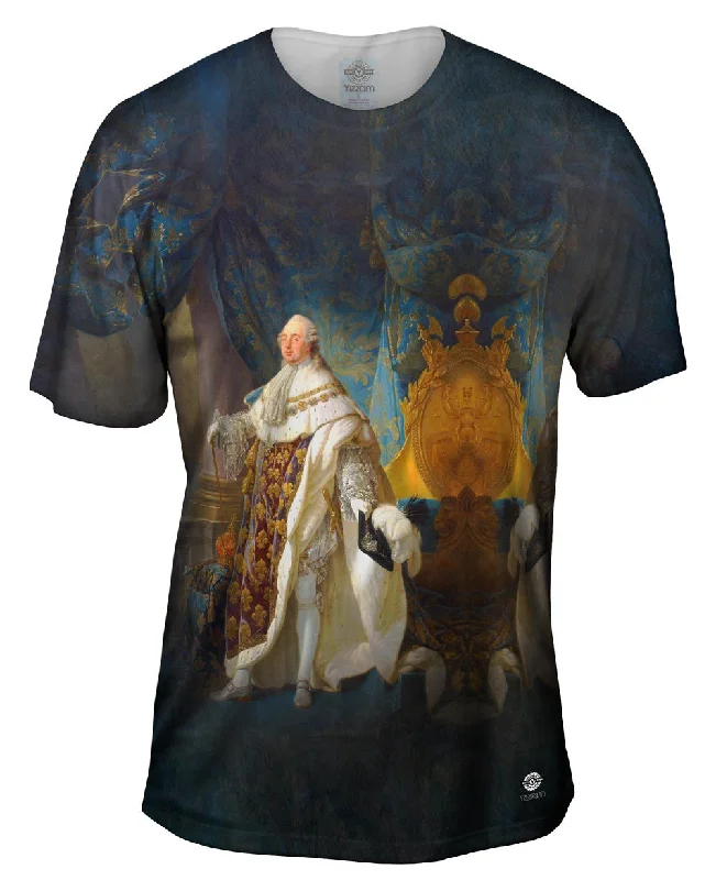 Men's moisture - wicking athletic t - shirts for intense workoutsAntonie Francois Callet - "King Louis XVI" Men's moisture - wicking athletic t - shirts for intense workoutsAntonie Francois Callet - "King Louis XVI"