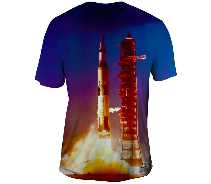 Men's UV - protection t - shirts for outdoor activities in the sunApollo Launch