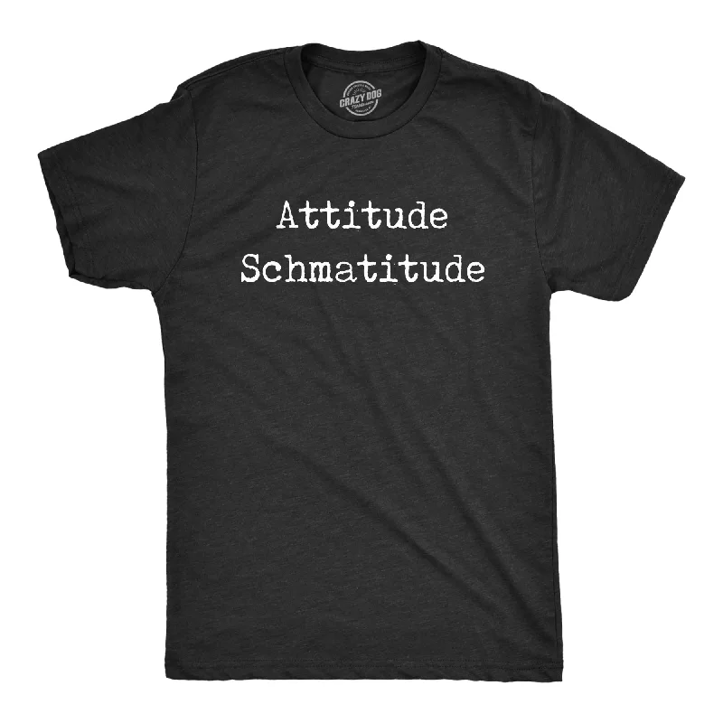 Men's v - neck muscle t - shirts for a body - building aestheticAttitude Schmatitude Men's T Shirt