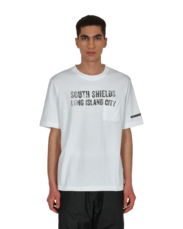 Men's UV - protection t - shirts for outdoor activities in the sunEngineered Garments T-Shirt White Men's UV - protection t - shirts for outdoor activities in the sunEngineered Garments T-Shirt White