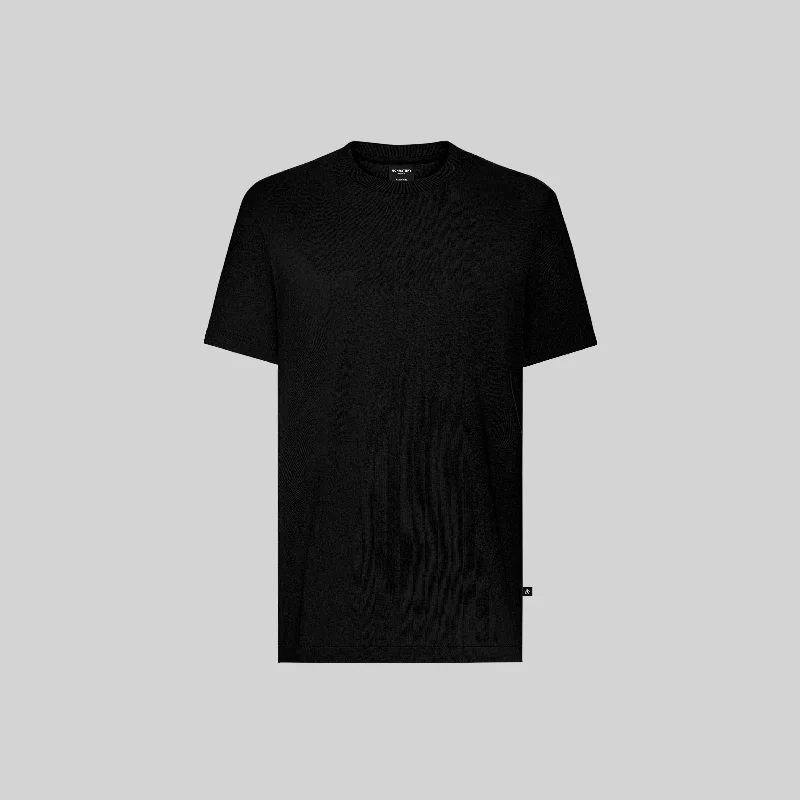 Men's organic cotton crew - neck t - shirts for everyday comfortBERLIT T-SHIRT BLACK