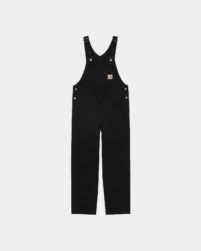 Overalls with a wide - leg design for comfort​Bib Overall | Black