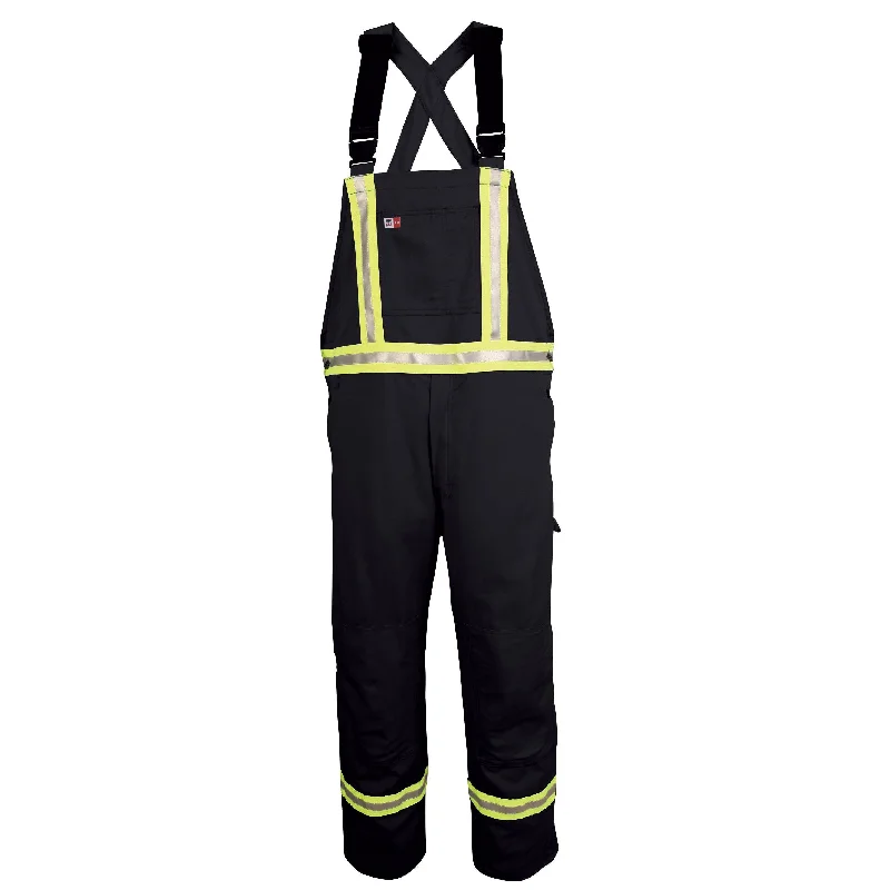 Overalls with a drawstring waist for a relaxed fitBig Bill FR 189US7-NAY Navy Unlined Reflective Bib Overall Overalls with a drawstring waist for a relaxed fitBig Bill FR 189US7-NAY Navy Unlined Reflective Bib Overall