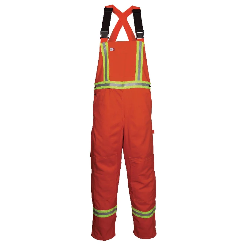 Overalls made of recycled materials for sustainabilityBig Bill FR 189US7-ORA Orange Unlined Reflective Bib Overall Overalls made of recycled materials for sustainabilityBig Bill FR 189US7-ORA Orange Unlined Reflective Bib Overall
