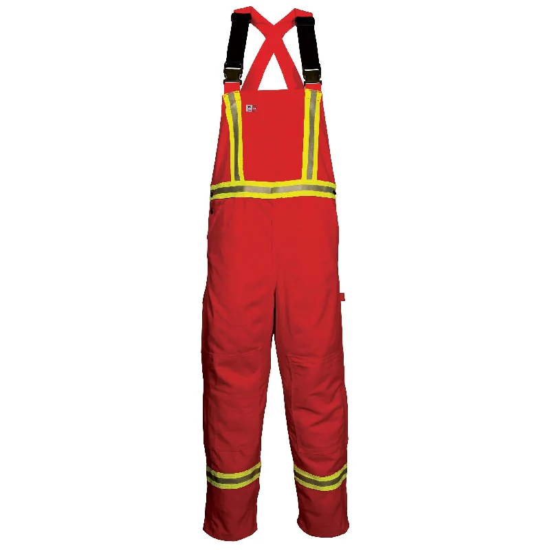 Overalls for pregnant women with an expandable waistBig Bill FR 189US7-RED Red Unlined Reflective Bib Overall Overalls for pregnant women with an expandable waistBig Bill FR 189US7-RED Red Unlined Reflective Bib Overall
