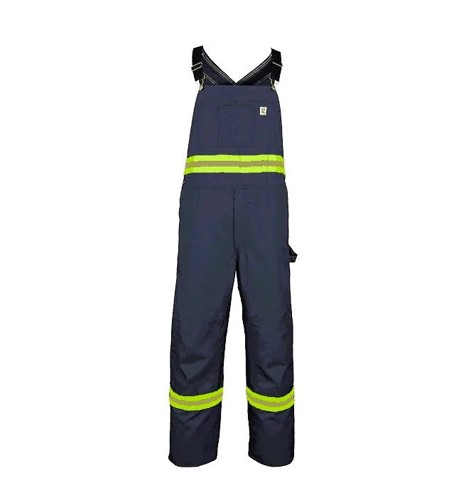 Overalls in a camouflage pattern for hunting​BIG BILL Unlined Industrial Bib Overall with Reflective Material - 178BF