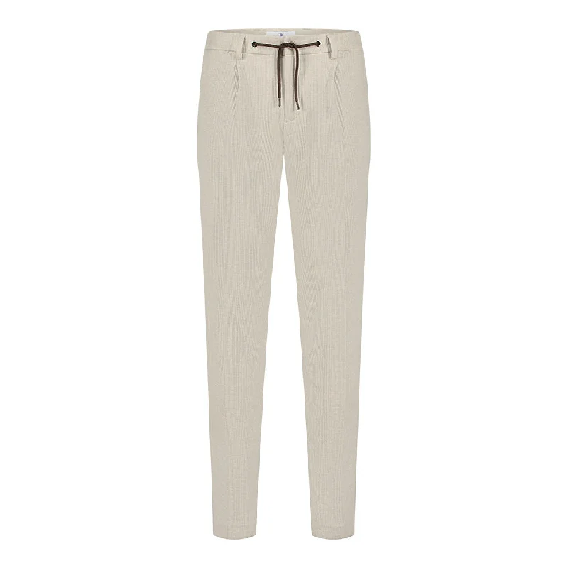 Men's flat - front casual dress pants for semi - formal eventsBLUE INDUSTY Cord Pant Sand