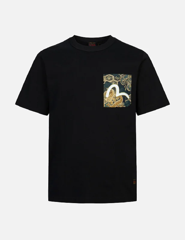 Men's distressed denim - look t - shirts with a rugged appealBrocade Patch Pocket Regular Fit T-shirt Men's distressed denim - look t - shirts with a rugged appealBrocade Patch Pocket Regular Fit T-shirt