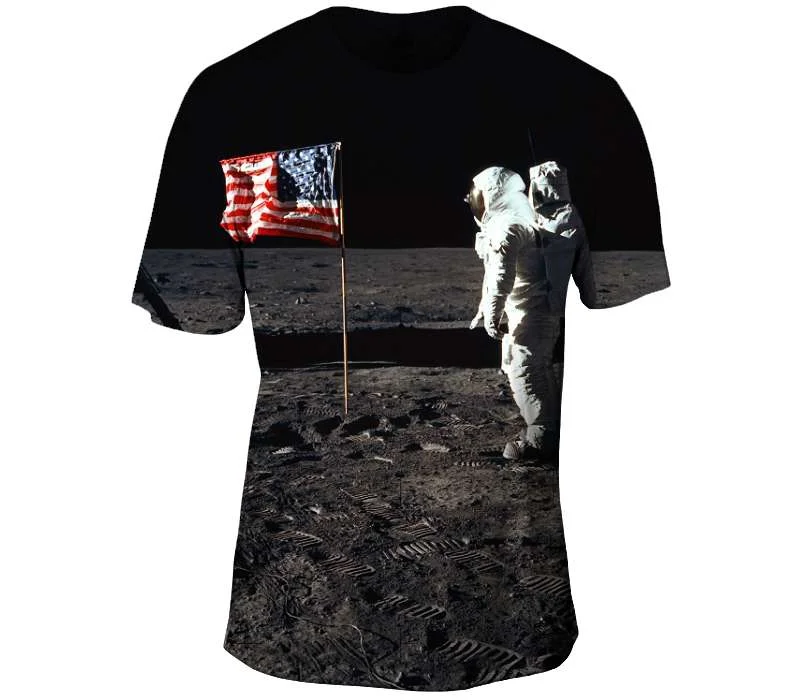 Men's v - neck muscle t - shirts for a body - building aestheticBuzz Aldrin and the U.S. Flag on the Moon Men's v - neck muscle t - shirts for a body - building aestheticBuzz Aldrin and the U.S. Flag on the Moon