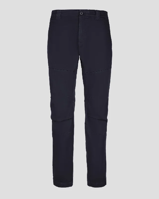 Men's lightweight linen casual beach pants for summer vacationsC.P. COMPANY Cotton Slim pant blue