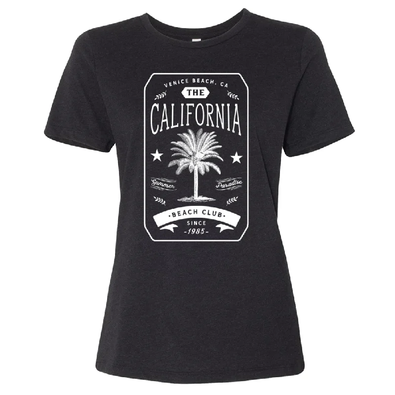 Men's lightweight performance t - shirts for running marathonsCalifornia Beach Club White Print Women's Relaxed Jersey Tee Men's lightweight performance t - shirts for running marathonsCalifornia Beach Club White Print Women's Relaxed Jersey Tee