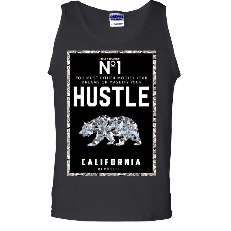 Men's polo t - shirts with a contrast collar for a preppy lookCalifornia Republic No. 1 Diamond Hustle Asst Colors Tank Top Men's polo t - shirts with a contrast collar for a preppy lookCalifornia Republic No. 1 Diamond Hustle Asst Colors Tank Top