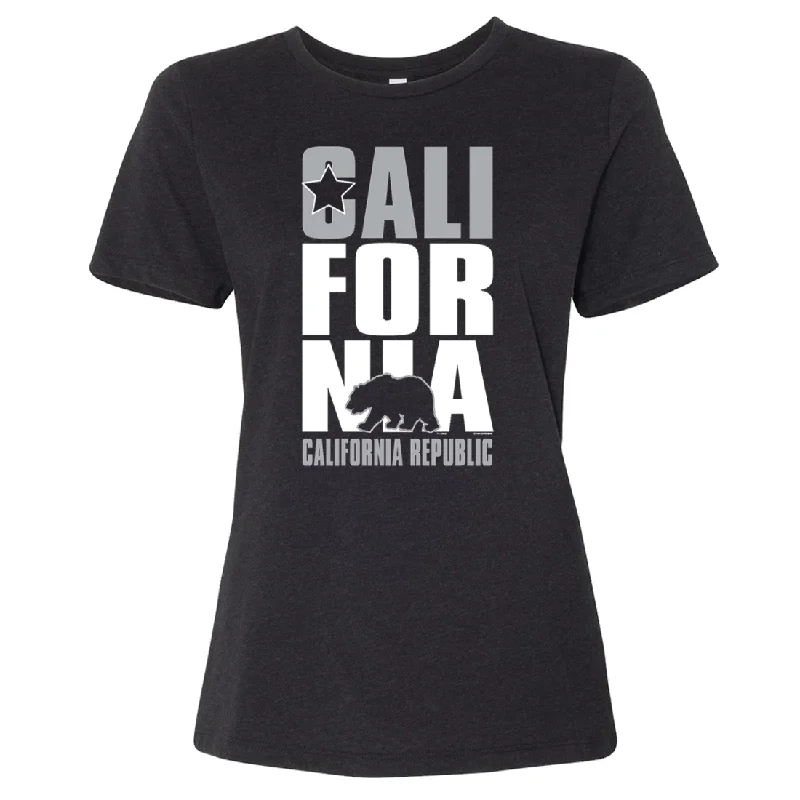 Men's v - neck muscle t - shirts for a body - building aestheticCalifornia Republic Silver Women's Relaxed Jersey Tee Men's v - neck muscle t - shirts for a body - building aestheticCalifornia Republic Silver Women's Relaxed Jersey Tee