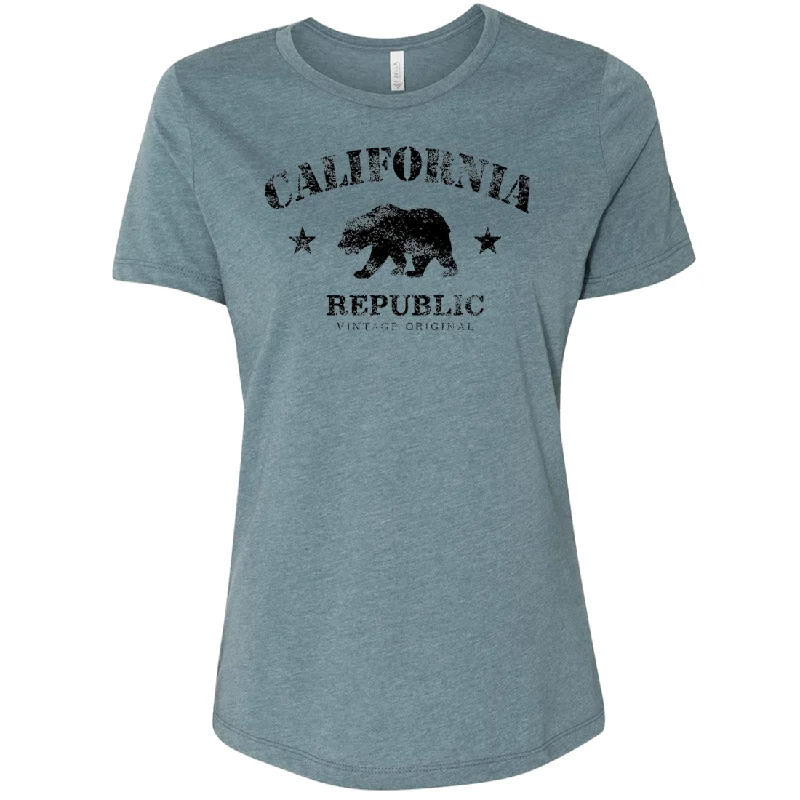 Men's plus - size pocket t - shirts with a classic lookCalifornia Vintage Original Women's Relaxed Jersey Tee