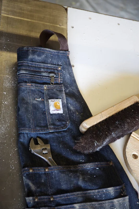 Overalls in a metallic finish for a trendy statement​Carhartt Denim Apron