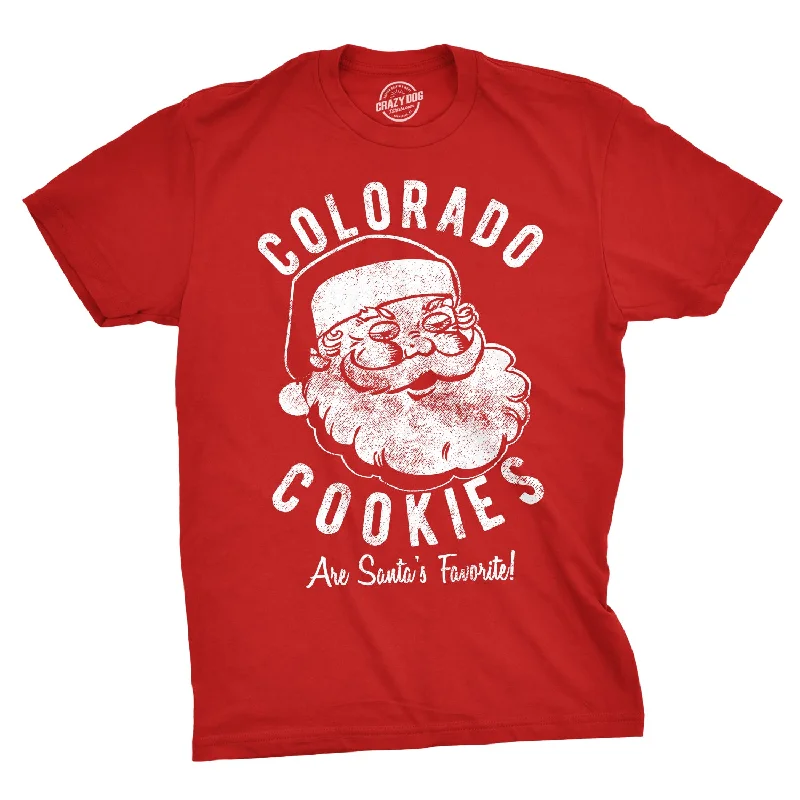 Men's slim - fit graphic t - shirts with vintage rock band printsColorado Cookies Men's T Shirt Men's slim - fit graphic t - shirts with vintage rock band printsColorado Cookies Men's T Shirt