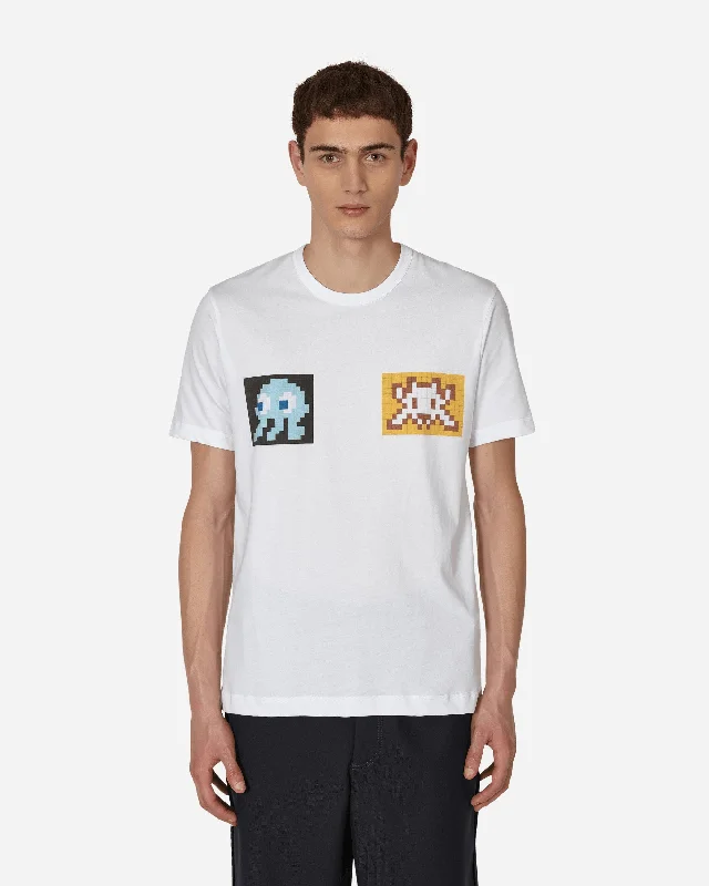 Men's organic cotton crew - neck t - shirts for everyday comfortInvader A-3 T-Shirt White