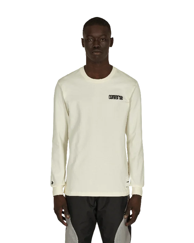 Men's lightweight performance t - shirts for running marathonsSlam Jam Long Sleeve T-Shirt Beige Men's lightweight performance t - shirts for running marathonsSlam Jam Long Sleeve T-Shirt Beige