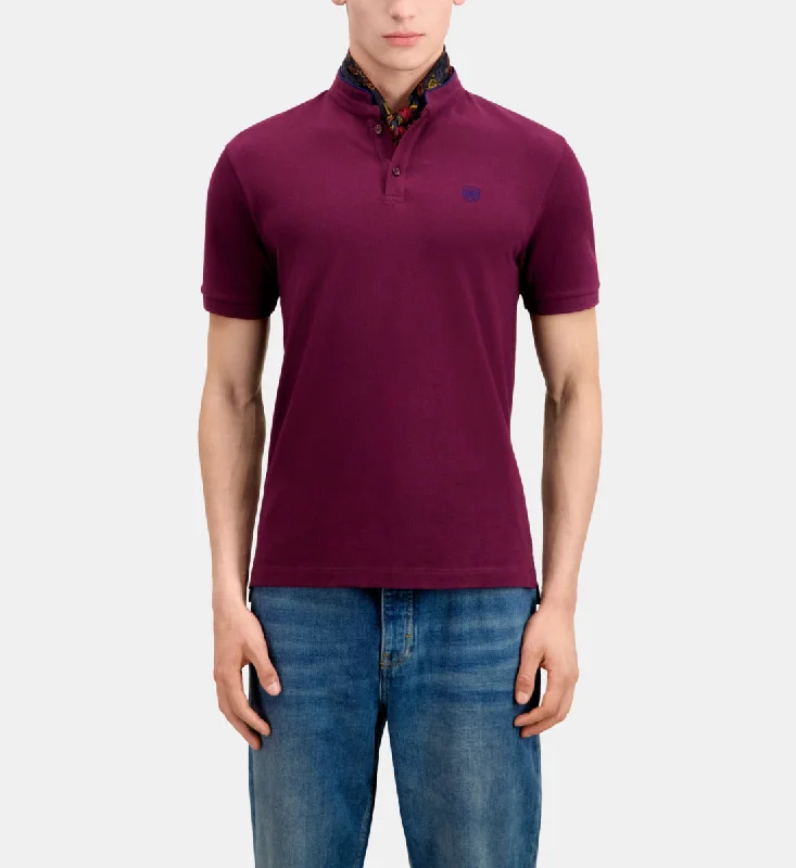 Men's long - sleeve henley t - shirts with button - down placketsCotton Polo T-shirt