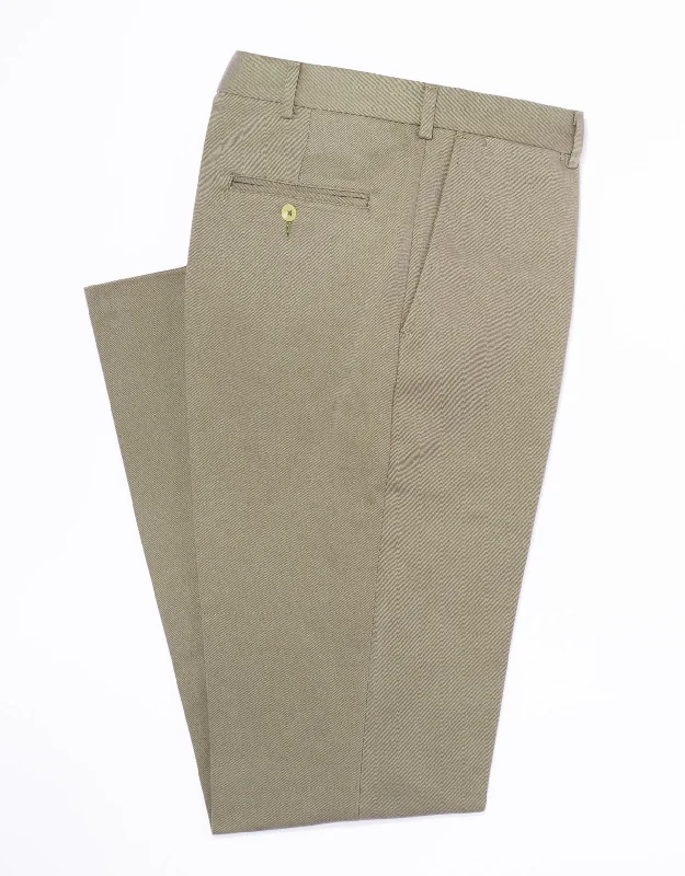 Men's lightweight linen casual beach pants for summer vacationsDARK OLIVE HEAVY TWILL PANTS