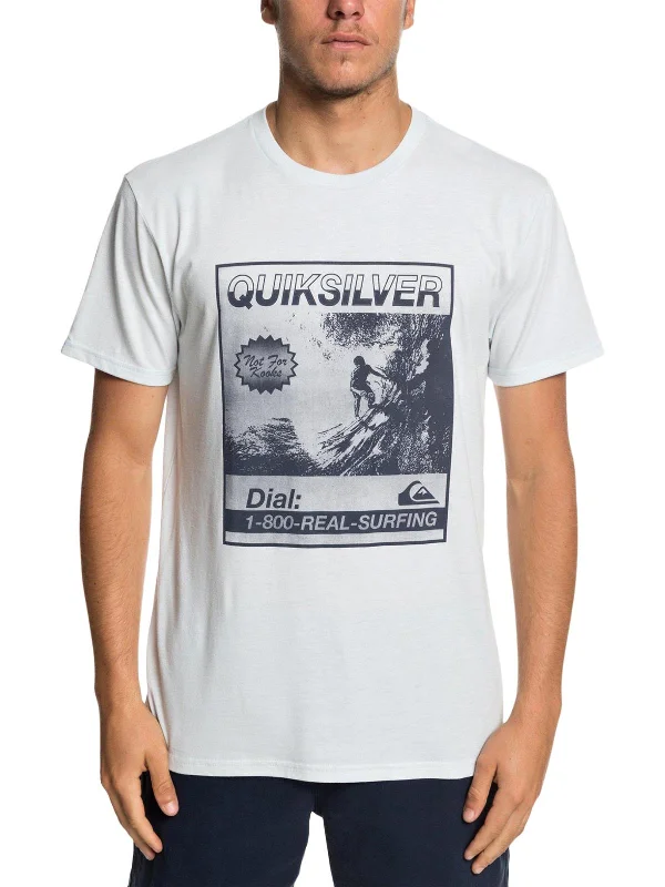 Men's thermal t - shirts with a high - neck design for cold weatherDialed Mens Printed Slogan Graphic T-Shirt Men's thermal t - shirts with a high - neck design for cold weatherDialed Mens Printed Slogan Graphic T-Shirt