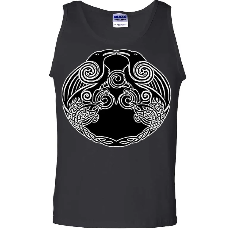 Men's organic cotton crew - neck t - shirts for everyday comfortDual Raven Two Tone Asst Colors Tank Top Men's organic cotton crew - neck t - shirts for everyday comfortDual Raven Two Tone Asst Colors Tank Top
