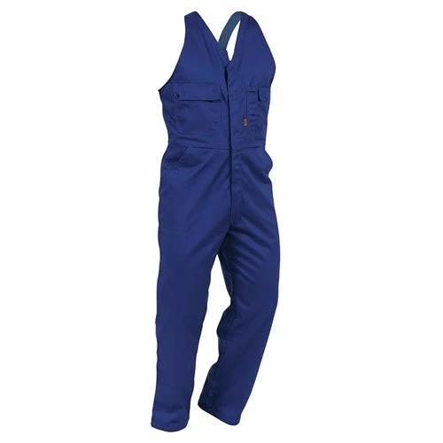 Overalls with a corduroy texture for warmth​Easy-Action Overalls - Royal Blue