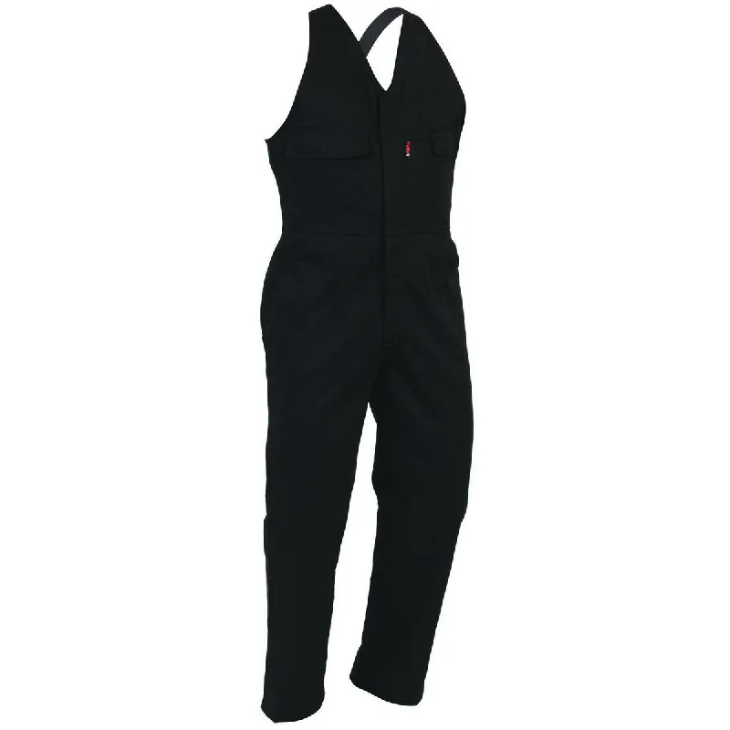 Overalls for artists with a paint - splatter print​Easy-Action Overall - Black