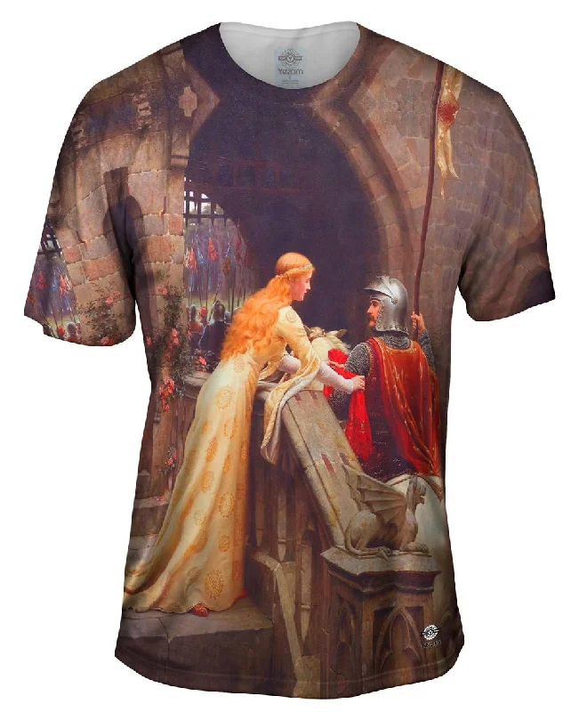 Men's moisture - wicking athletic t - shirts for intense workoutsEdmund Leighton - "God Speed" (1900)