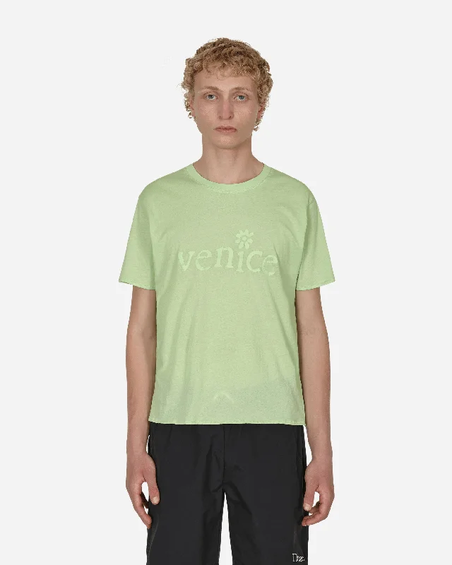 Men's smart - casual checkered t - shirts for semi - formal occasionsVenice T-Shirt Green Men's smart - casual checkered t - shirts for semi - formal occasionsVenice T-Shirt Green