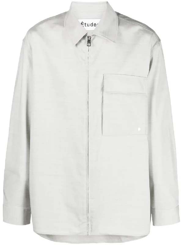 Men's polo t - shirts with a contrast collar for a preppy lookÉtudes Men's Études Men's Shirts