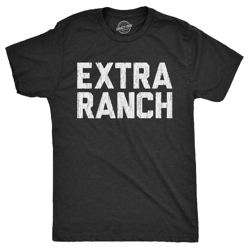 Men's slim - fit graphic t - shirts with vintage rock band printsExtra Ranch Men's T Shirt Men's slim - fit graphic t - shirts with vintage rock band printsExtra Ranch Men's T Shirt