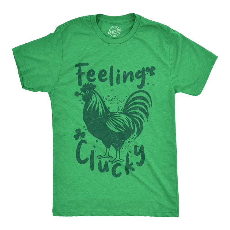 Men's printed Hawaiian t - shirts for tropical vacationsFeeling Clucky Men's T Shirt Men's printed Hawaiian t - shirts for tropical vacationsFeeling Clucky Men's T Shirt